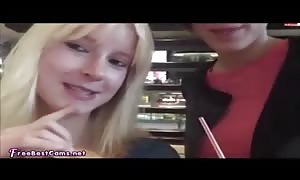 Real homemade lez
 teenager
 fisting In Public McDonalds
