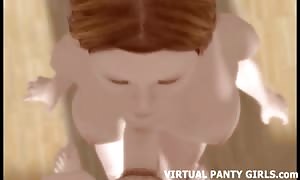 3d red head mom I would like to screw on her knees sucking pecker
