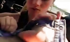 youngster blow job
 in vehicle
 and spunk
 cum facial