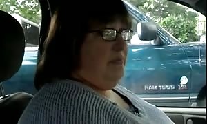 humungous pretty lady whack job #9 In the truck, Married Sneaky mature wife