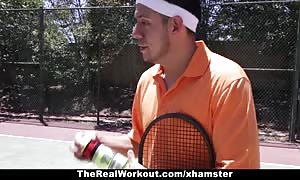 TheRealWorkout - Keisha grey banged After Playing Tennis