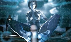 Cortana eats and bangs
! (Halo anime Compilation)