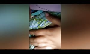 bangladeshi female
 explaining
 her giant breast on imo