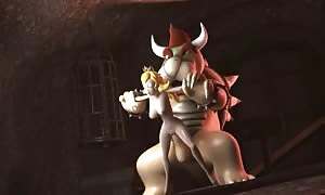 Princess Peach getting your mitts on
 screwed by Bowser (Nintendo)