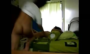 teenagers
 drilling on a bed