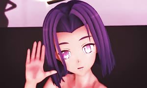MMD two
 Purple Hair beauties Sex Toy finger fucking squirting GV00106