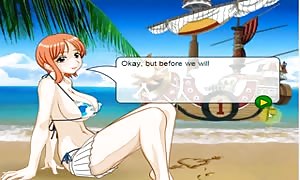 Nami deep throat and penetrating on boat (One Piece)