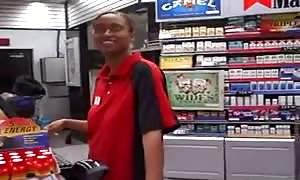 The Store clerk mouth-fuck