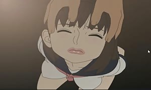animated comic sex game huge bukkake on japanese schoolgirl