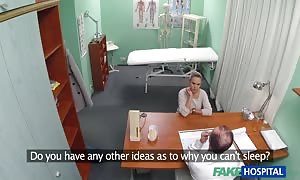 sexy faux doctor is stripping
 his skinny patient